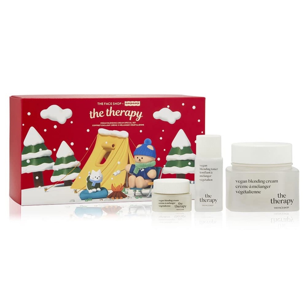 THE FACE SHOP Therapy Vegan Holiday Set